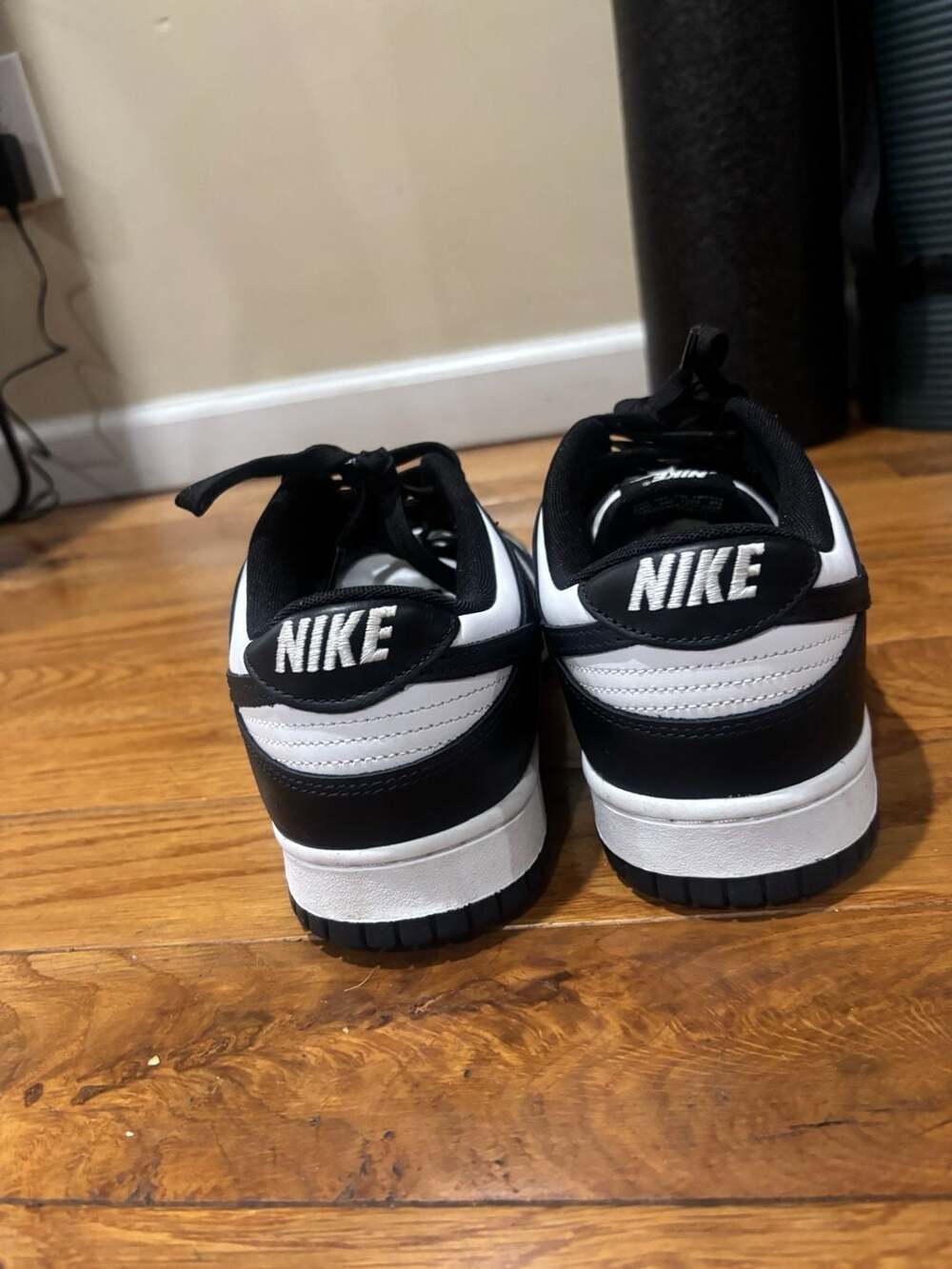 Nike Dunk Low Black White Panda Sneakers Men’s Size 10.5